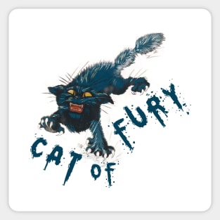 Angry Cat Sticker